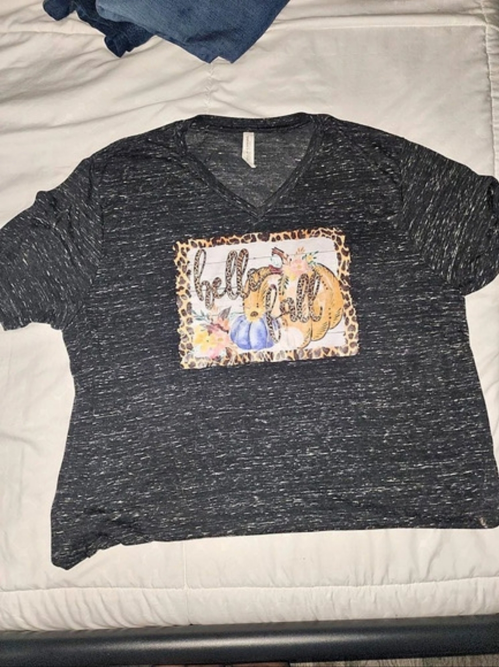 Bella+Canvas Leopard Pumpkin Graphic Tee